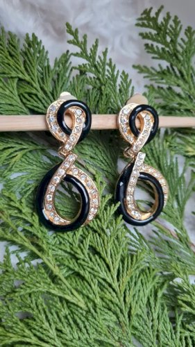 Boucles doreilles - clips vintage articulés