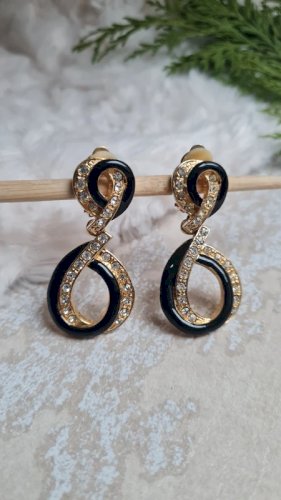 Boucles doreilles - clips vintage articulés
