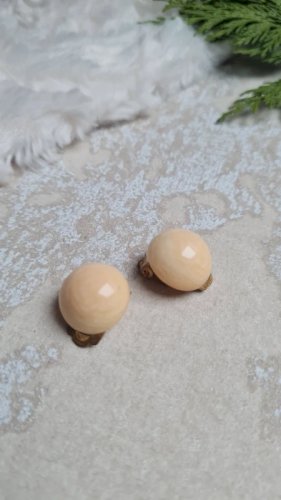 Boucles doreilles - clips vintage en matière noble
