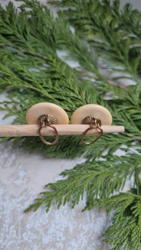 Boucles doreilles - clips vintage en matière noble