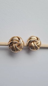 Boucles doreilles - clips vintage Orena dorés