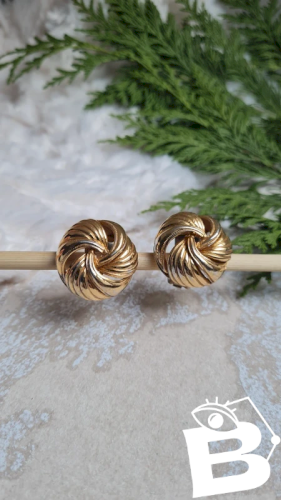 Boucles doreilles - clips vintage Orena dorés