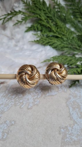 Boucles doreilles - clips vintage Orena dorés