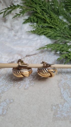 Boucles doreilles - clips vintage Orena dorés