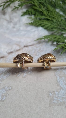 Boucles doreilles - clips vintage Orena dorés