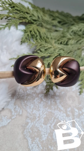 Boucles doreilles - clips vintage Orena