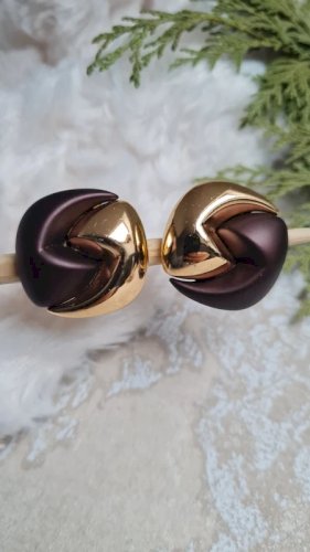 Boucles doreilles - clips vintage Orena