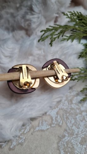 Boucles doreilles - clips vintage Orena