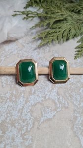 Vintage signed clip earrings B.E. Cook London