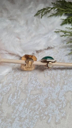 Boucles doreilles - clips vintage signés B.E. cook London