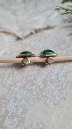 Boucles doreilles - clips vintage signés B.E. cook London