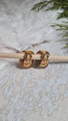 Boucles doreilles - clips vintage signés B.E. cook London