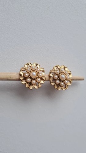 Boucles doreilles - clips vintage signés past times