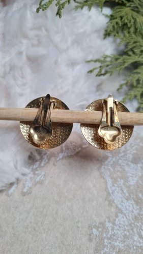 Boucles doreilles - clips vintage SITI rose