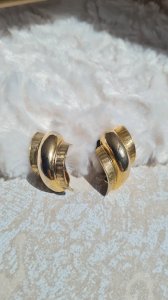 Boucles doreilles - clips vintage