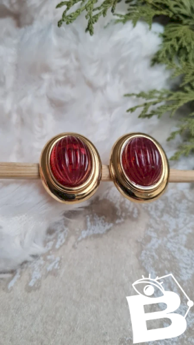 Boucles doreilles - clips vintage