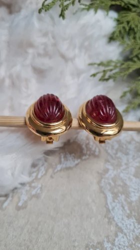 Boucles doreilles - clips vintage