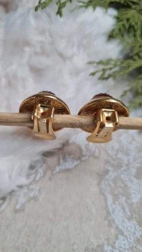 Boucles doreilles - clips vintage