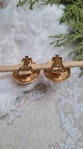 Boucles doreilles - clips vintage