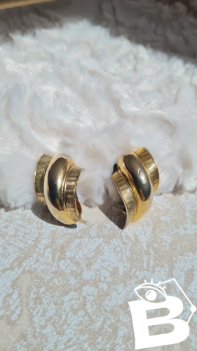 Boucles doreilles - clips vintage