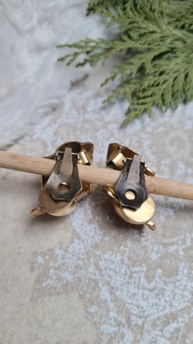 Boucles doreilles - clips vintage