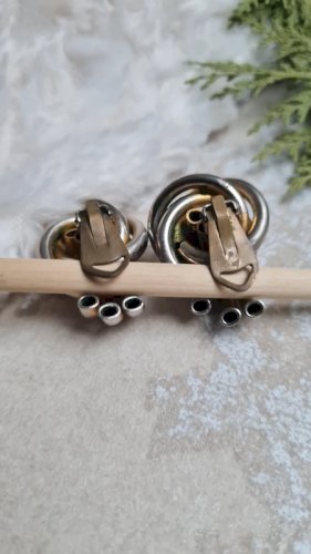 Boucles doreilles - clips vintage