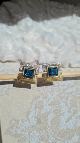 Boucles doreilles - clips vintage