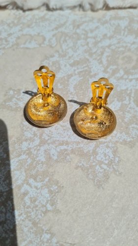 Boucles doreilles - clips vintage
