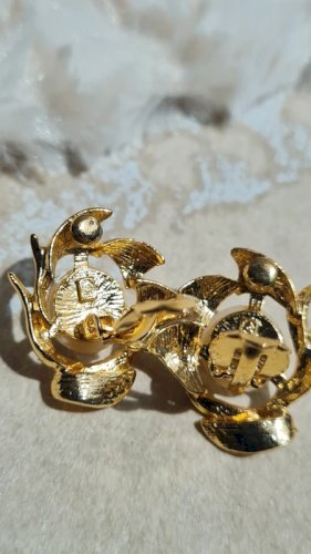 Boucles doreilles - clips vintage