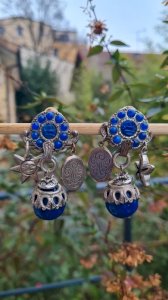 Earrings - clips - Zoe Coste - vintage - reminiscence