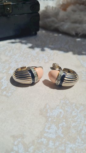 Boucles doreilles Craft - clips  vintage