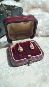 Vintage Art Deco sleeping earrings - Oria