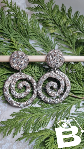 Boucles doreilles Jacky de G -  vintage