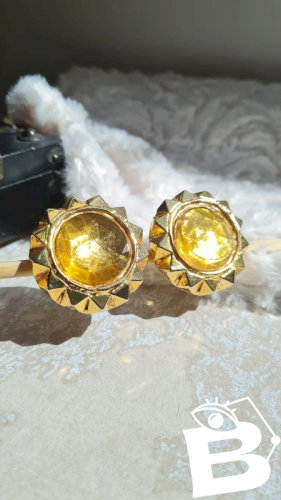 Boucles doreilles kalinger - clips vintage