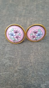 Michaela Frey earrings - clips - Vintage