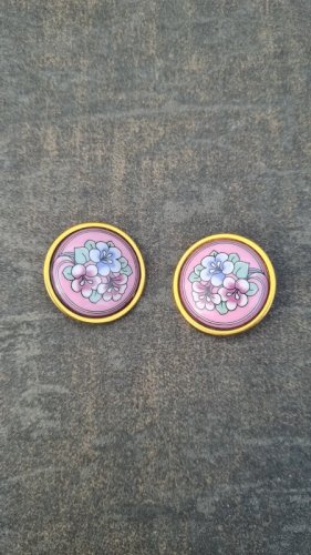 Boucles doreilles Michaela Frey - clips- Vintage