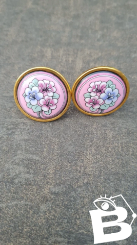 Boucles doreilles Michaela Frey - clips- Vintage
