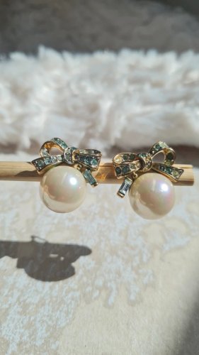 Boucles doreilles Nina Ricci - clips vintage