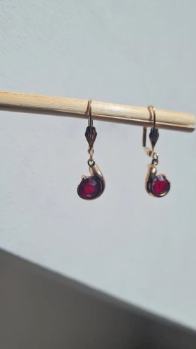 Boucles doreilles pendante - plaqué or