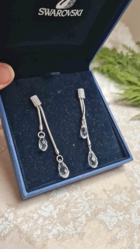 Boucles doreilles Swarovski : cristaux