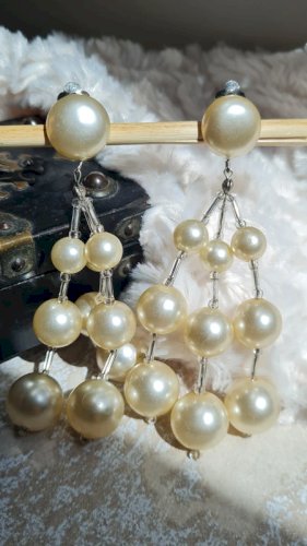 Boucles doreilles vintage - clips - bijoux