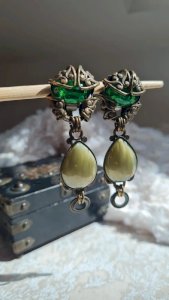 Boucles doreilles vintage Jean Louis Blin Paris - clips - chic - bijoux