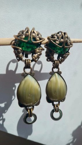 Boucles doreilles vintage Jean Louis Blin Paris - clips - chic - bijoux