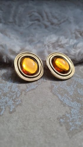 Boucles doreilles Yves saint laurent - clips vintage