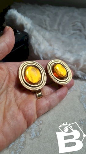 Boucles doreilles Yves saint laurent - clips vintage