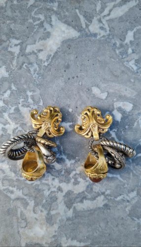 Boucles doreilles Zoe Coste - clips -vintage