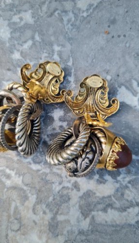 Boucles doreilles Zoe Coste - clips -vintage