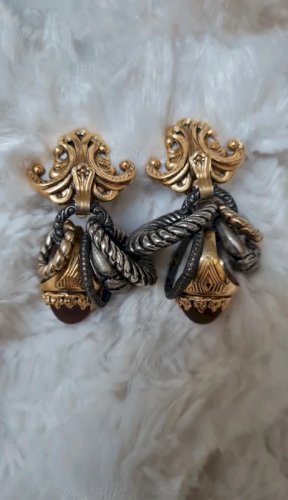 Boucles doreilles Zoe Coste - clips -vintage