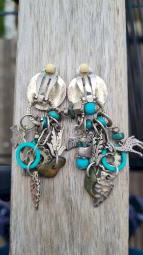 Boucles doreilles Zoe Coste - vintage