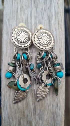 Boucles doreilles Zoe Coste - vintage